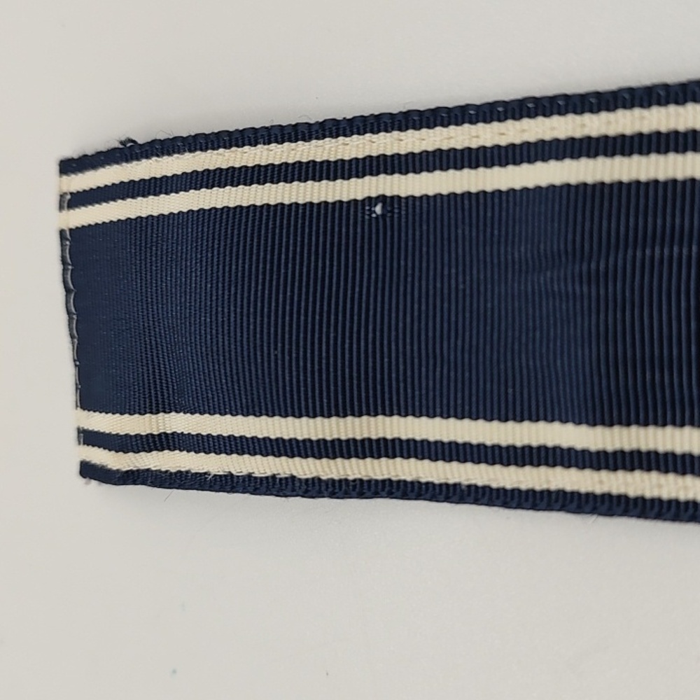 Peter Beaton Blue and White Striped Belt Beach Ribbon Vibe - Picture 8 of 11